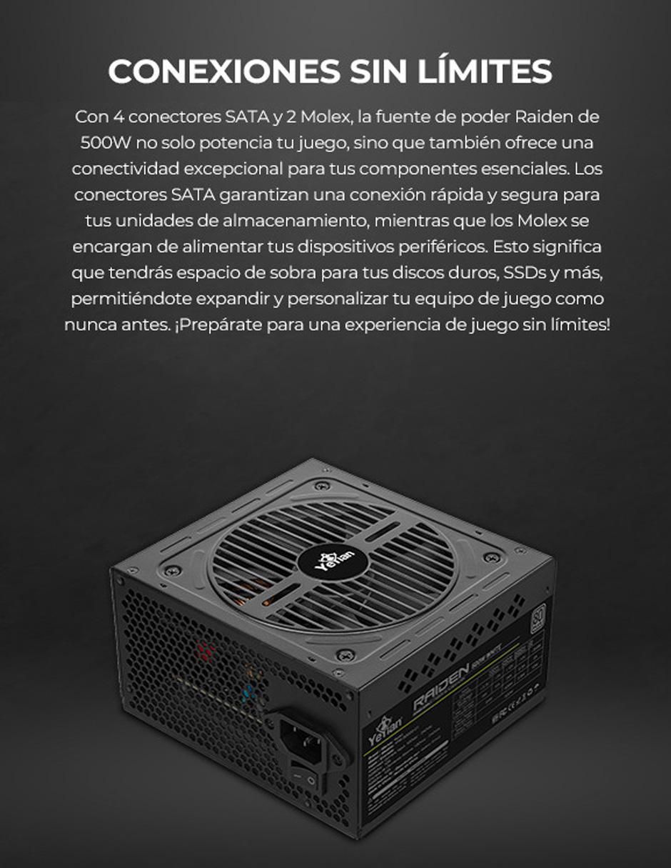 Fuente de poder YFW-50020-01 500W_80WH 7