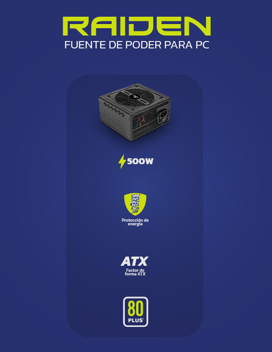 Fuente de poder YFW-50020-01 500W_80WH 9