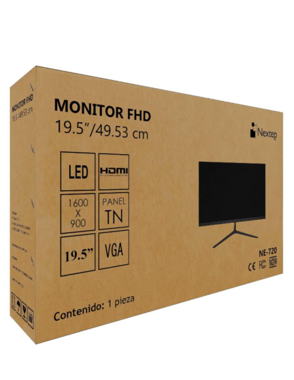 Monitor standard HD 19.5 pulgadas NE-720 4