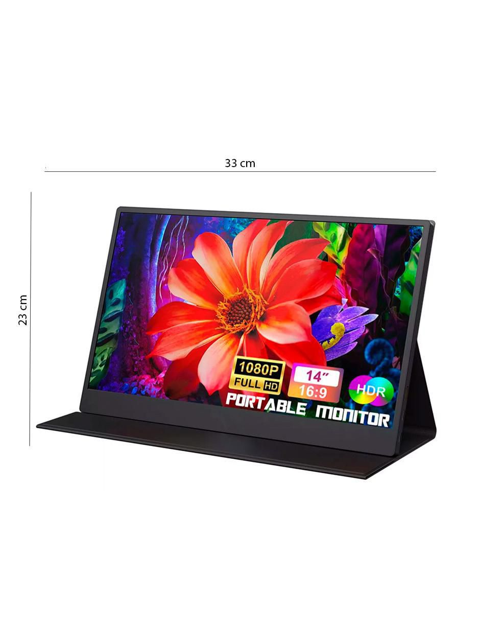 Monitor portátil standard full HD 14 pulgadas MONT-14P001 4