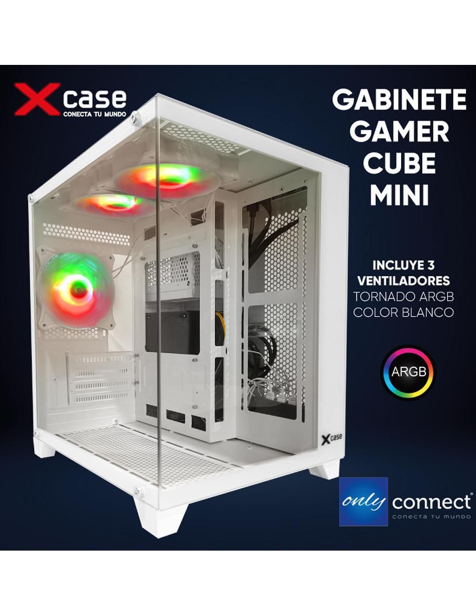 Kit de gabinete Gamer Cube 3 ventiladores 2