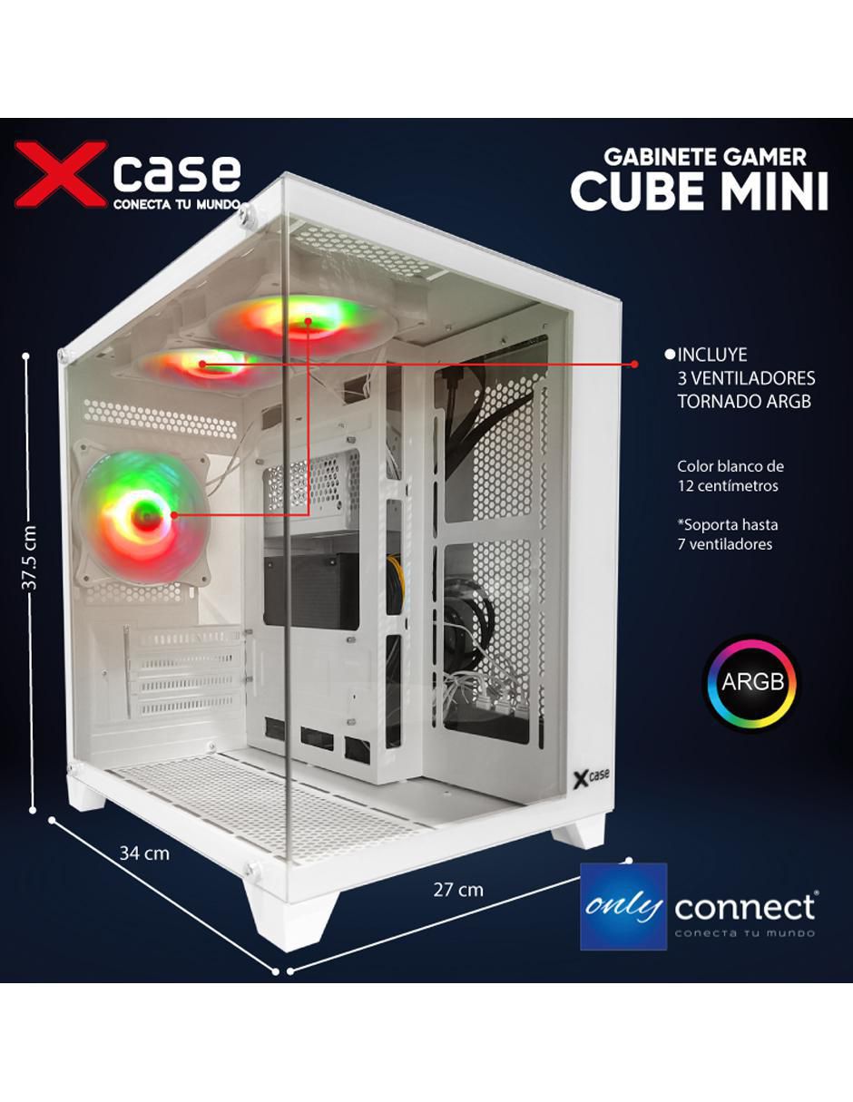 Kit de gabinete Gamer Cube 3 ventiladores 11