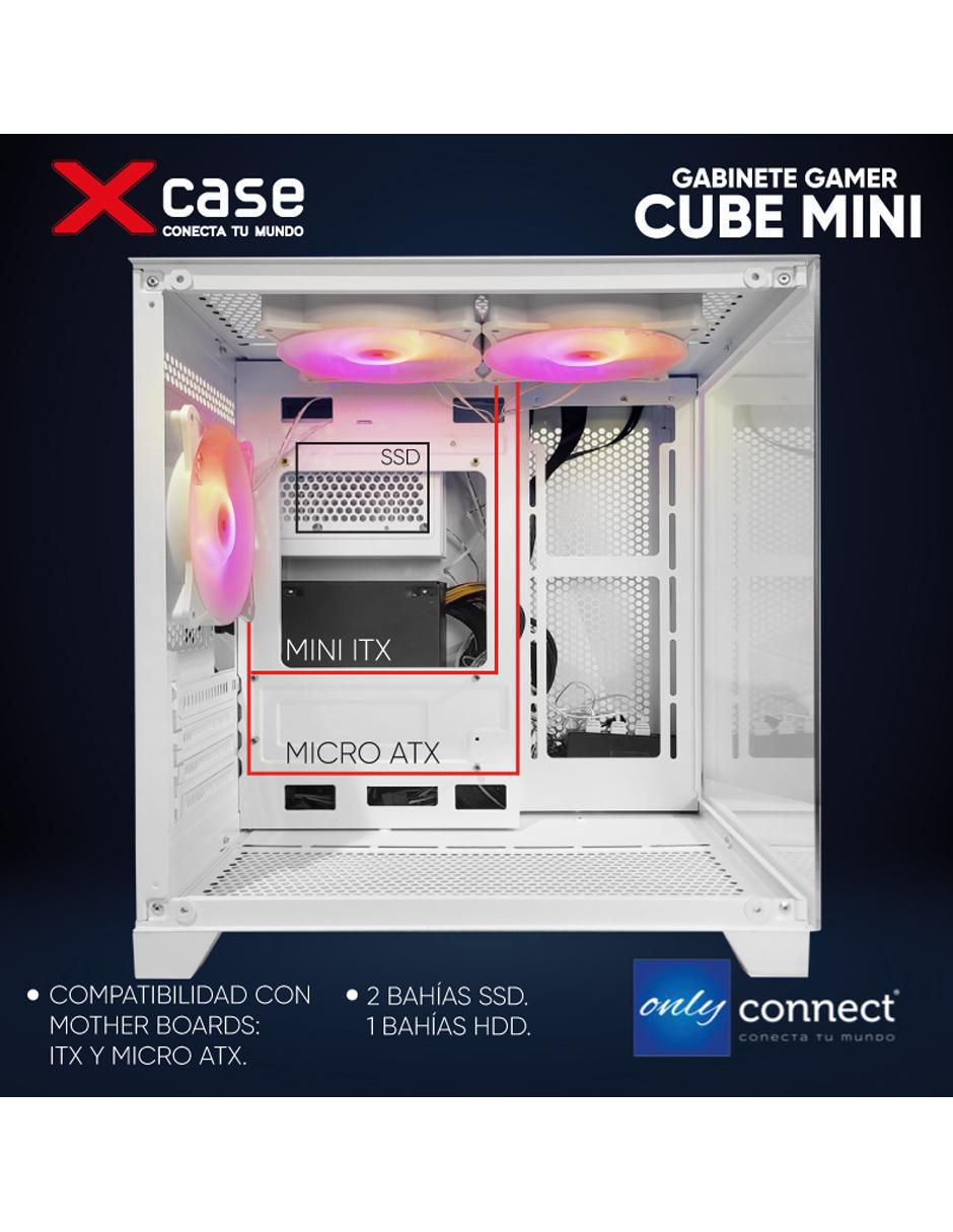 Kit de gabinete Gamer Cube 3 ventiladores 3