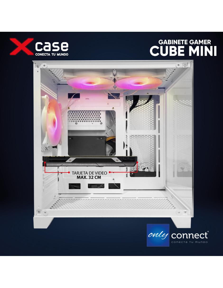 Kit de gabinete Gamer Cube 3 ventiladores 5