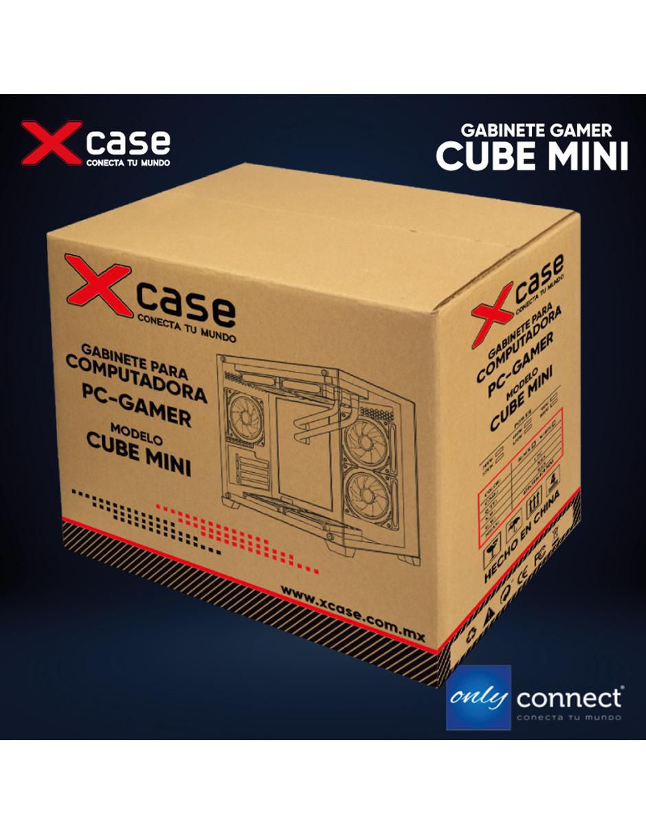 Kit de gabinete Gamer Cube 3 ventiladores 10