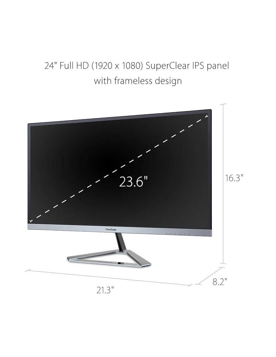 Monitor standard full HD 23.5 pulgadas VX2476-SMHD 6