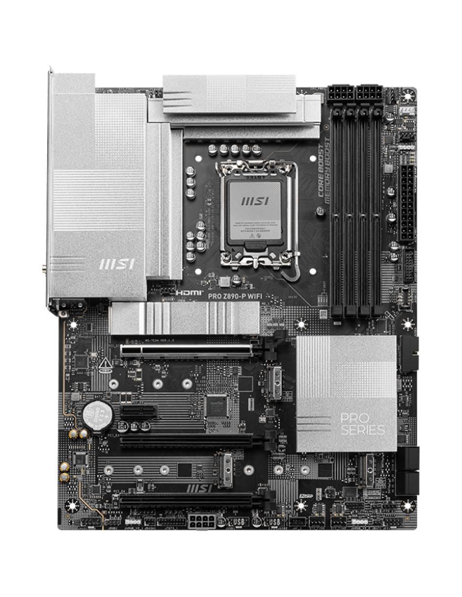 Tarjeta madre Z890-P WiFi 15va DDR5 con procesador Intel 1