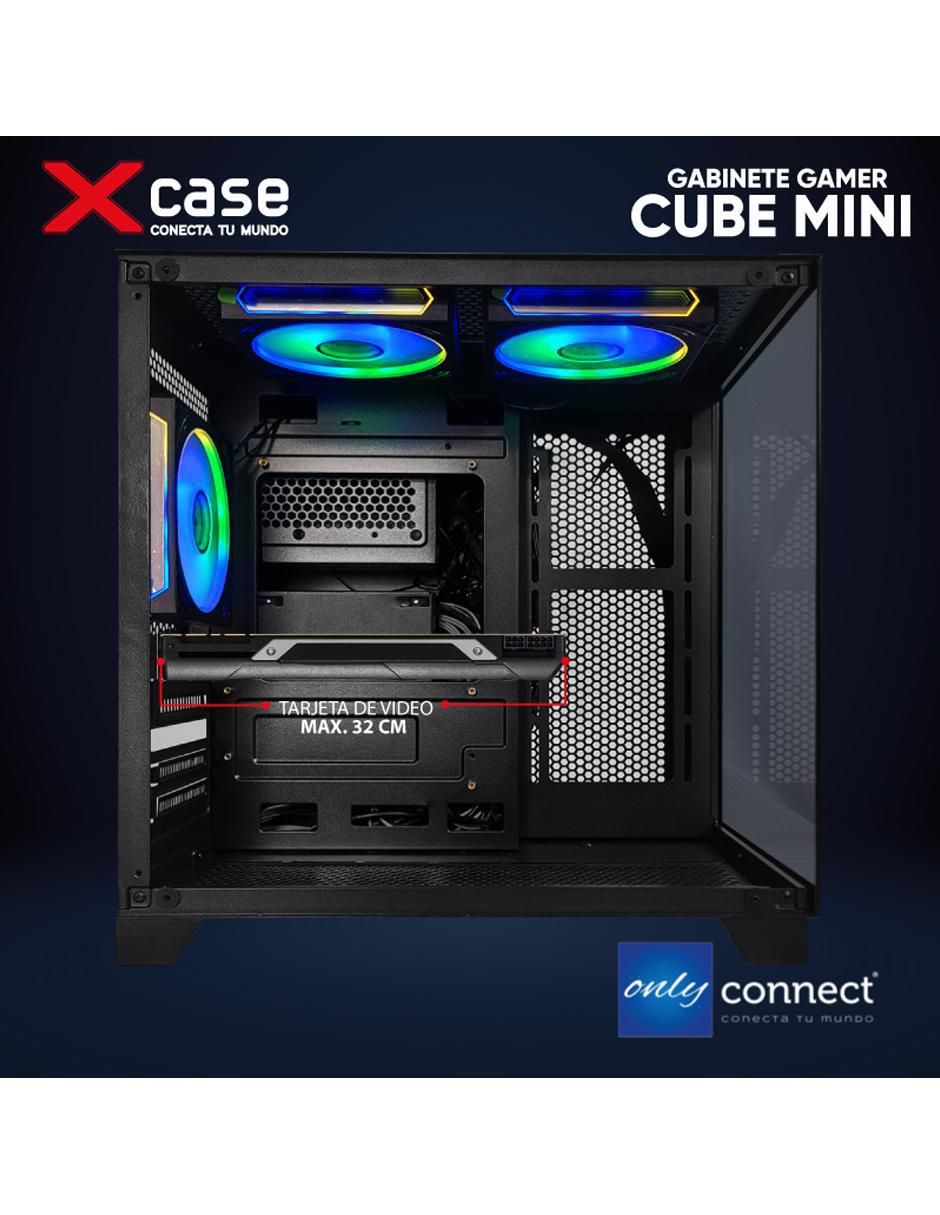 Kit de gabinete gamer xcase 3 ventiladores space