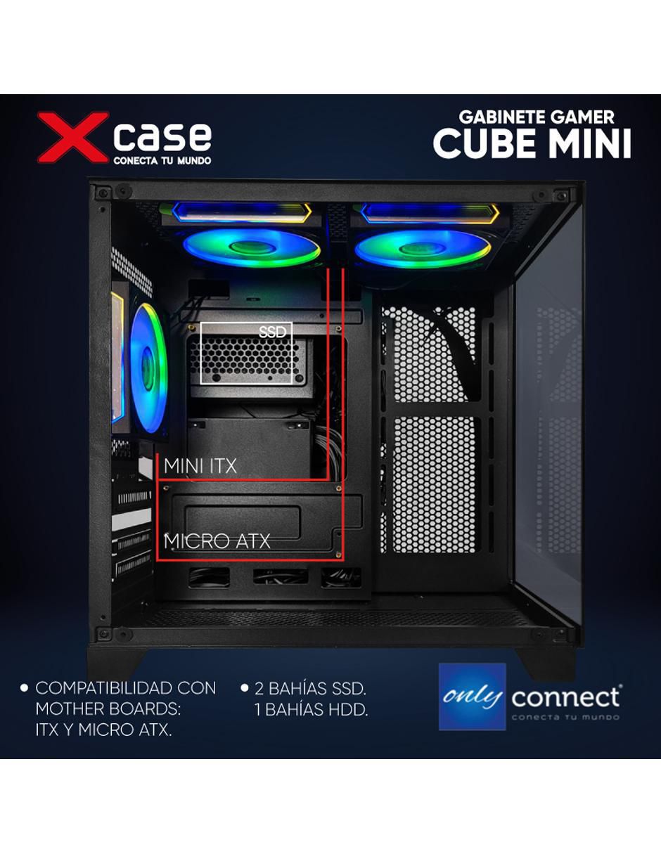 Kit de gabinete gamer xcase 3 ventiladores space