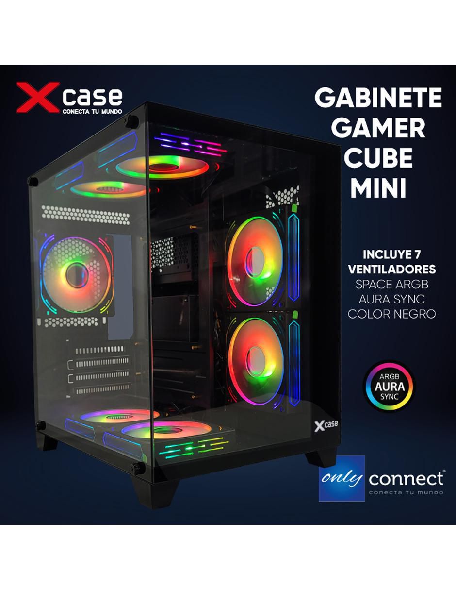 Kit de gabinete gamer xcase 7 ventiladores space