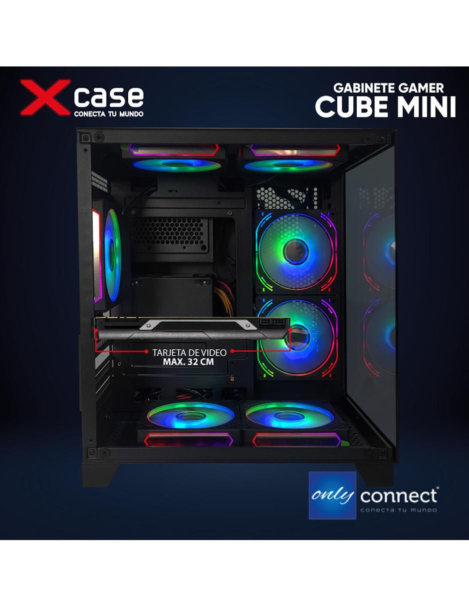 Kit de gabinete gamer xcase 7 ventiladores space