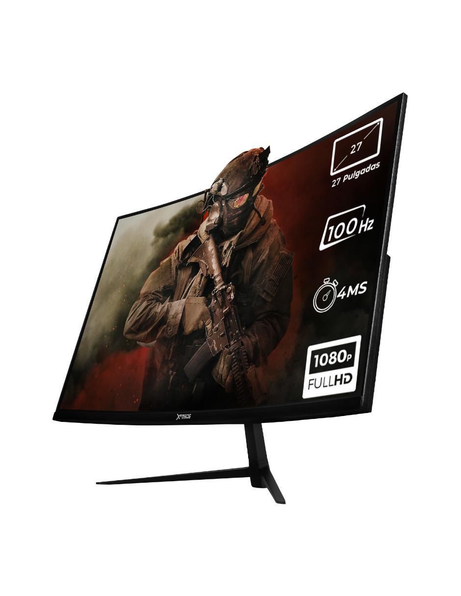 Monitor gamer xtreme pc gaming full hd 27 pulgadas clarity