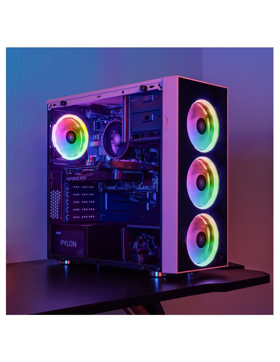 Computadora gamer XTPCR532GB4060DP amd ryzen 5 nvidia geforce rtx 5060 16 gb ram 500 gb ssd 6