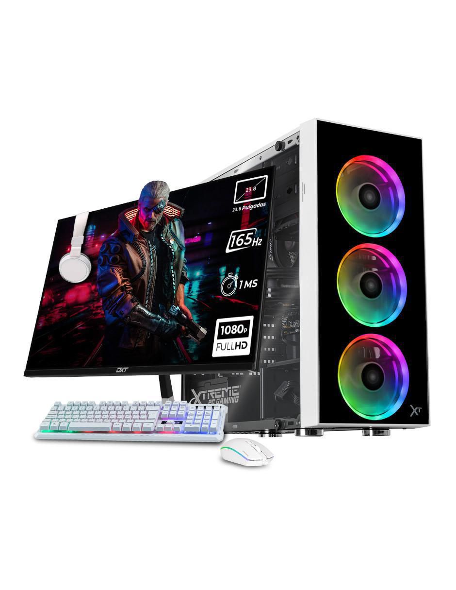 Computadora gamer XTPCR532GB4060MDW 23.8 pulgadas Full HD AMD Ryzen 5 NVIDIA GeForce RTX 5060 16 GB RAM 500 GB SSD Computadora gamer XTPCR532GB4060MDW 23.8 pulgadas Full HD AMD Ryzen 5 NVIDIA GeForce RTX 5060 16 GB RAM 500 GB SSD
