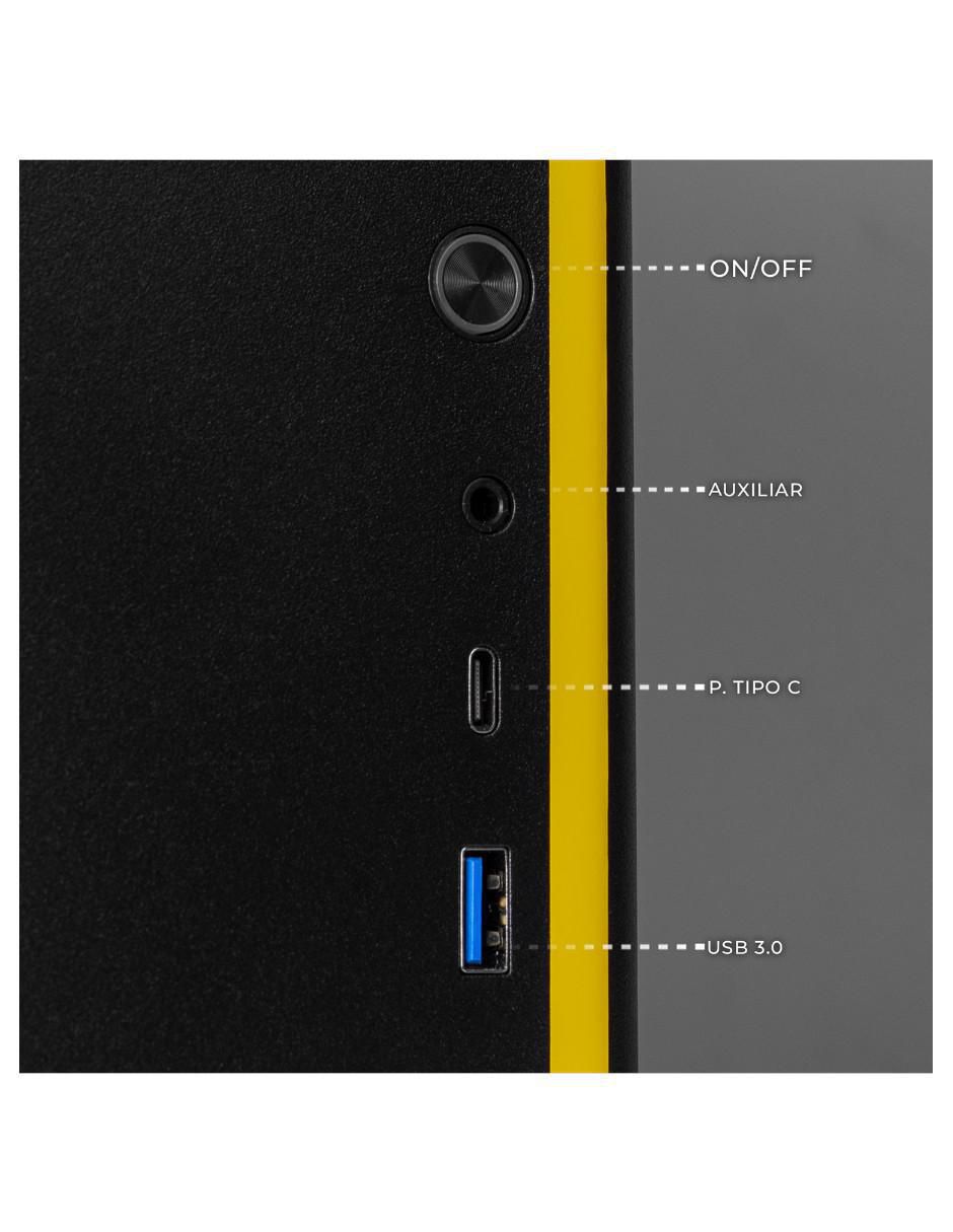 Computadora gamer XTPCR516GB4060MTB 24 pulgadas Full HD AMD Ryzen 5 NVIDIA GeForce RTX 4060 16 GB RAM 1 TB SSD 5