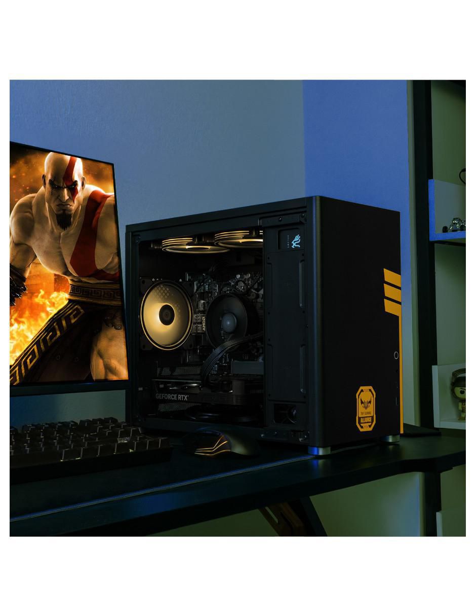 Computadora gamer XTPCR516GB4060MTB 24 pulgadas Full HD AMD Ryzen 5 NVIDIA GeForce RTX 4060 16 GB RAM 1 TB SSD 6