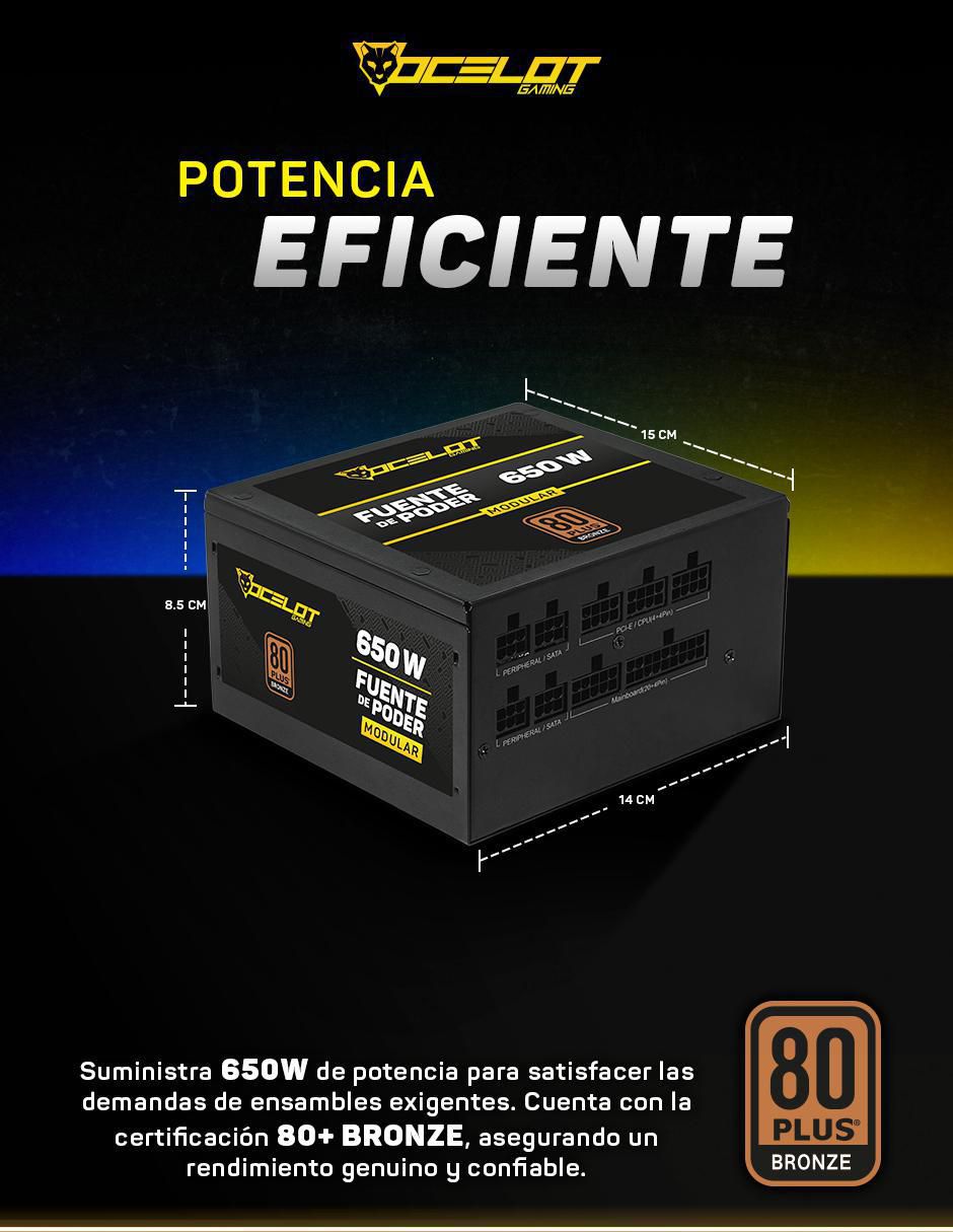 Fuente de poder ops650 10