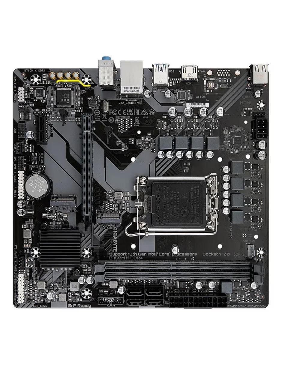 Tarjeta madre B760M K V2 compatible con procesador Intel 4