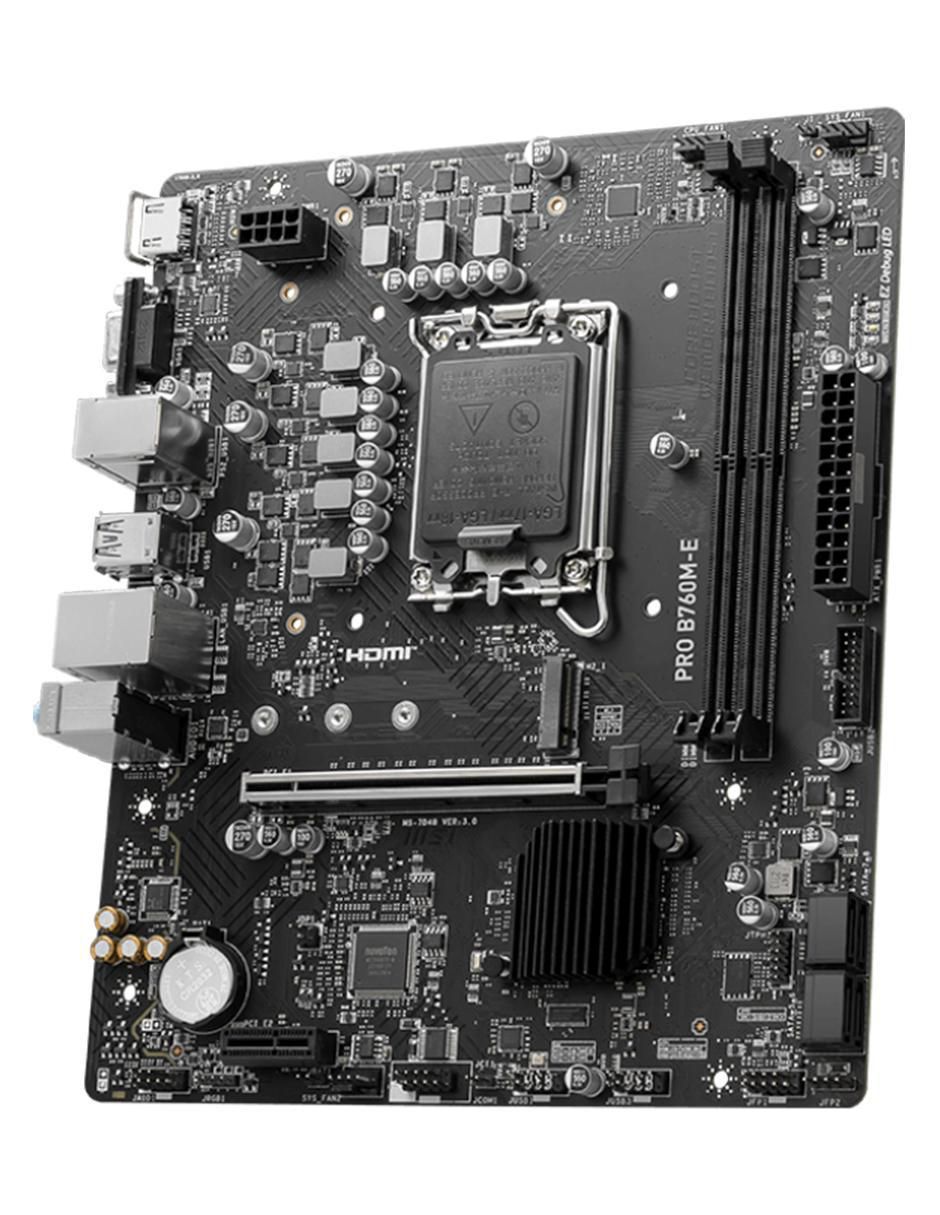 Tarjeta madre Pro B760m-E 14VA compatible con procesador Intel 2