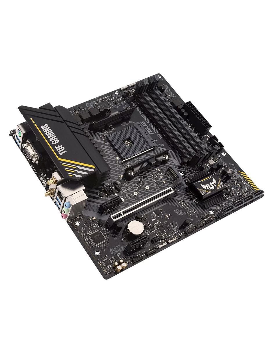 Tarjeta madre TUF Gaming A520M Plus compatible con procesador AMD 2