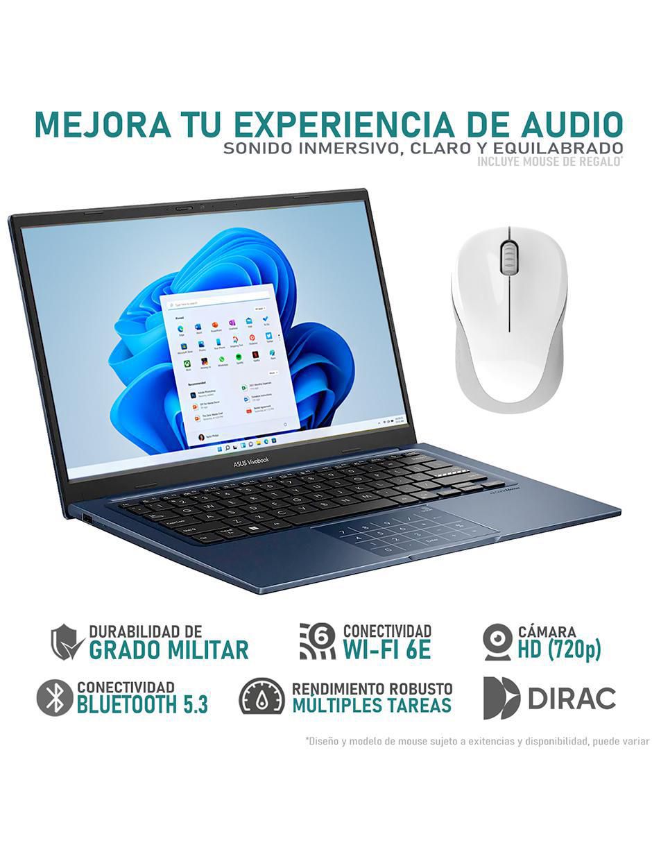 Laptop Vivobook 14 pulgadas Full HD Intel Core i3 Intel UHD 16 GB RAM 512 GB SSD 3