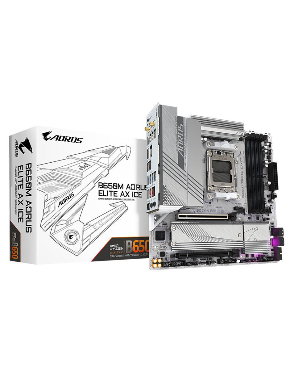 Tarjeta madre B650M Elite AX ICE AM5 compatible con procesador AMD 4