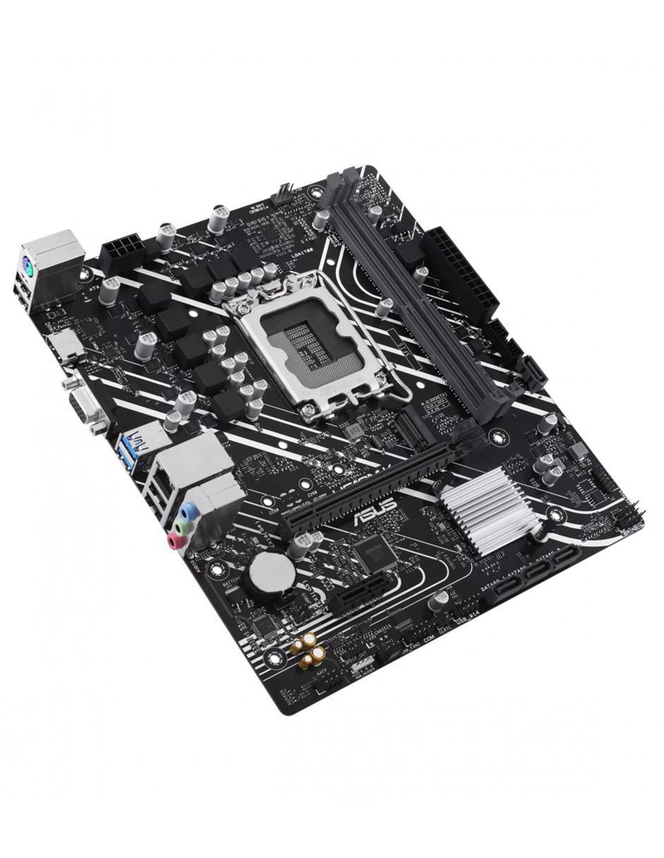 Tarjeta madre H610M-K 90MB1GA0-M0EAY compatible con procesador Intel 3