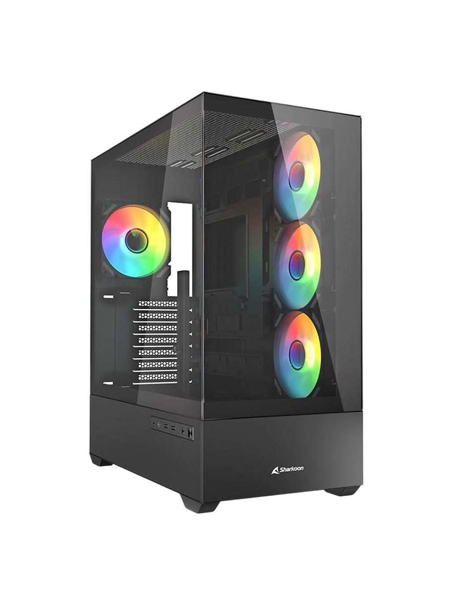 Gabinete de computadora AK6 RGB C-AK6B Gabinete de computadora AK6 RGB C-AK6B