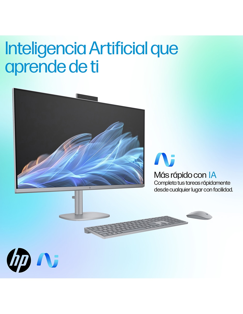 Computadora all in one OmniStudio X AIO 32-C0000LA 31.5 pulgadas 4K/UHD Intel core ultra 7 NVIDIA GeForce RTX 4050 16 GB RAM 1 TB SSD 11