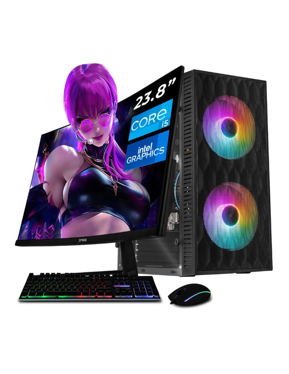 Computadora gamer XTACI516GBHD730MFB 23.8 pulgadas Full HD Intel Core i5 Intel UHD Graphics 730 16 GB RAM 1 TB SSD Computadora gamer XTACI516GBHD730MFB 23.8 pulgadas Full HD Intel Core i5 Intel UHD Graphics 730 16 GB RAM 1 TB SSD