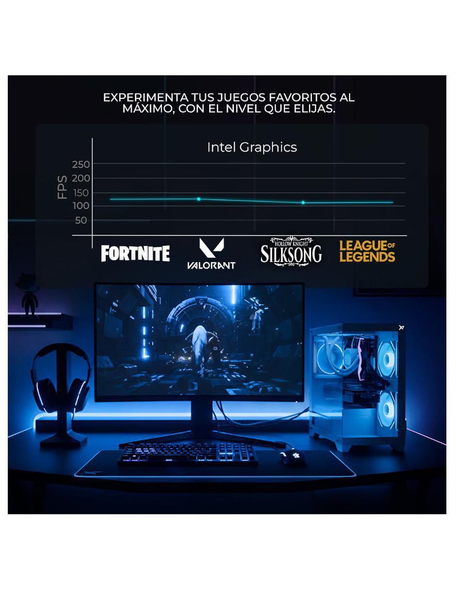 Computadora gamer XTACI516GBHD730MFB 23.8 pulgadas Full HD Intel Core i5 Intel UHD Graphics 730 16 GB RAM 1 TB SSD 7