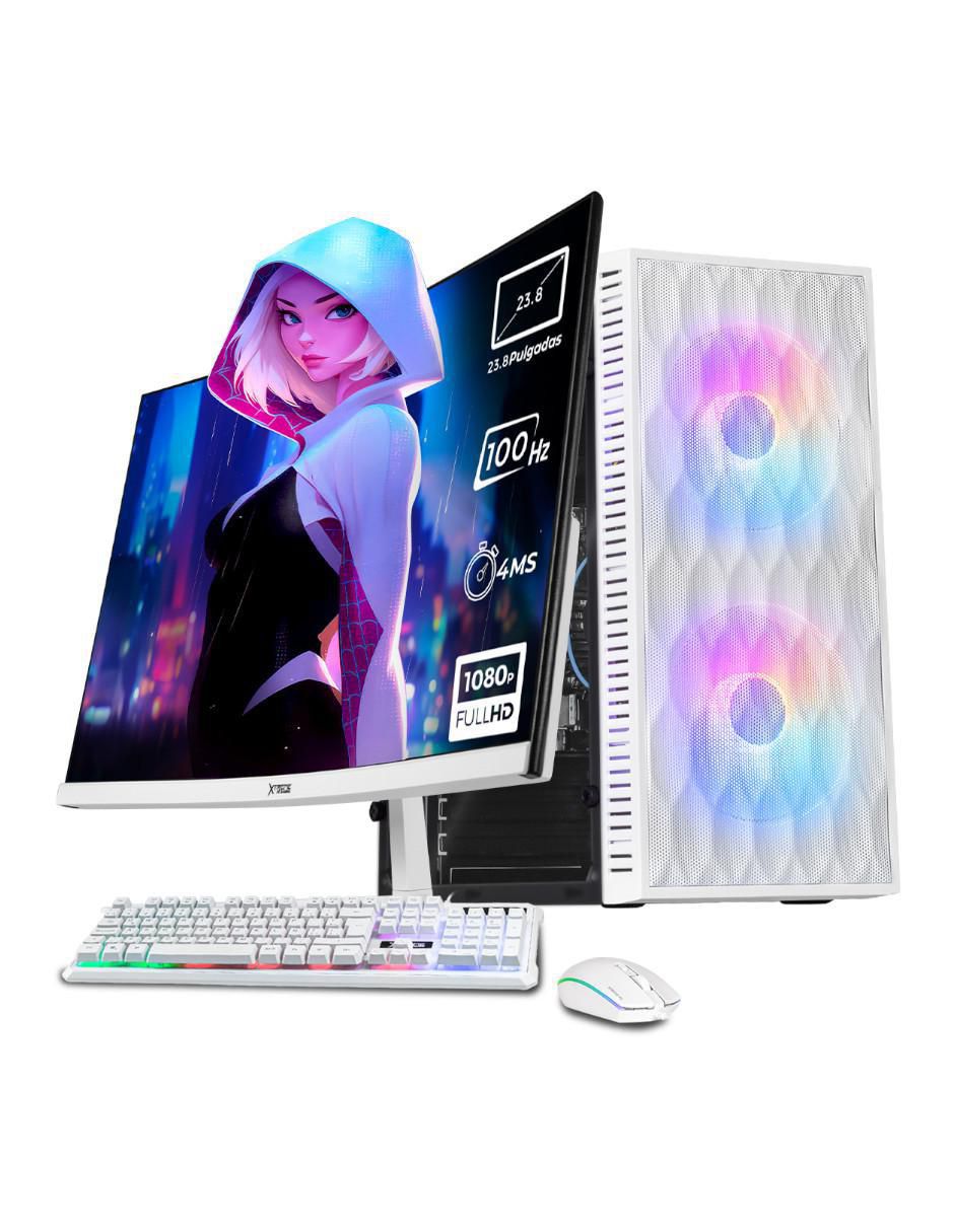 Computadora gamer XTACI516GBHD730MFW 23.8 pulgadas Full HD Intel Core i5 Intel UHD Graphics 730 16 GB RAM 1 TB SSD 1