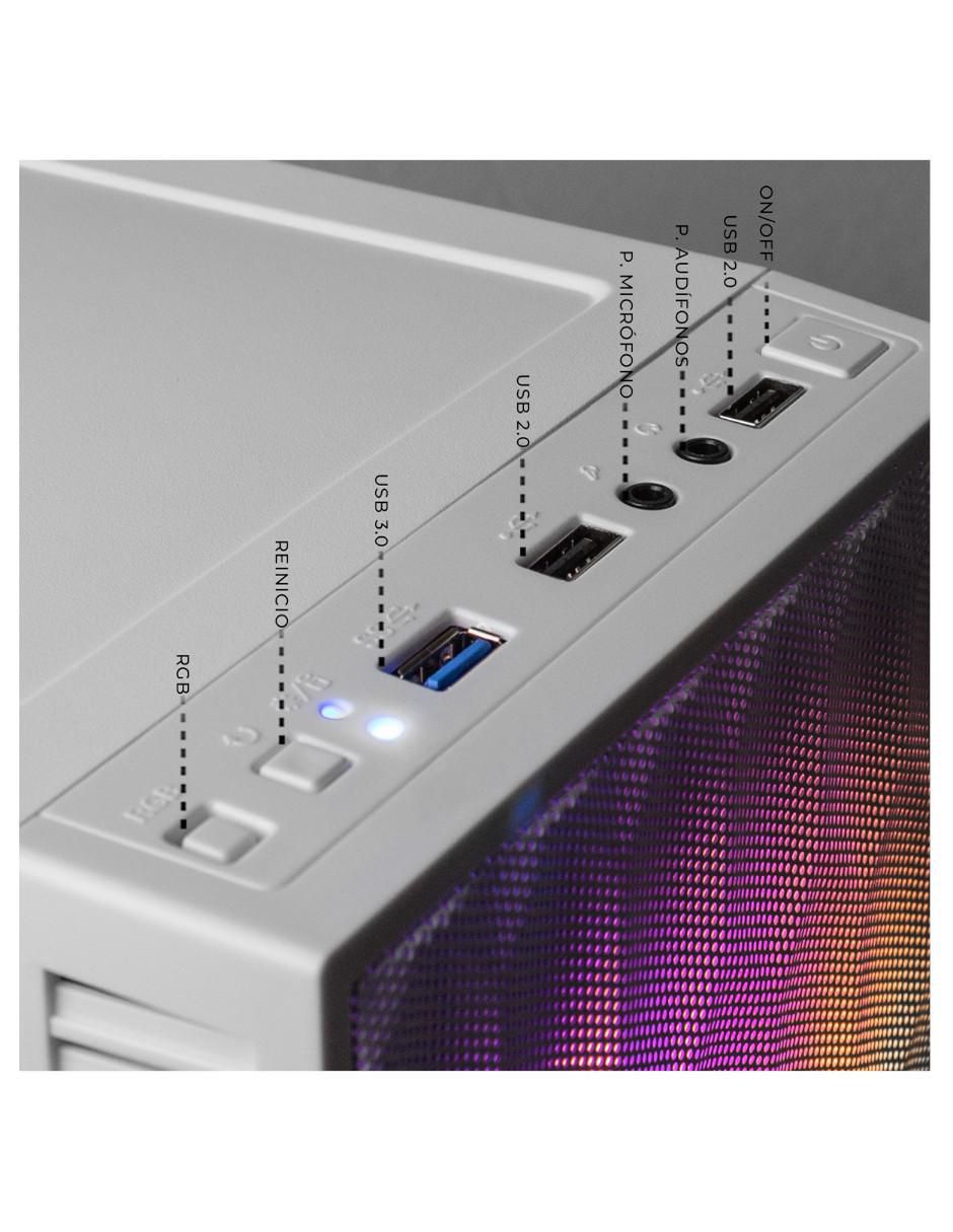 Computadora gamer XTACI516GBHD730MFW 23.8 pulgadas Full HD Intel Core i5 Intel UHD Graphics 730 16 GB RAM 1 TB SSD 5
