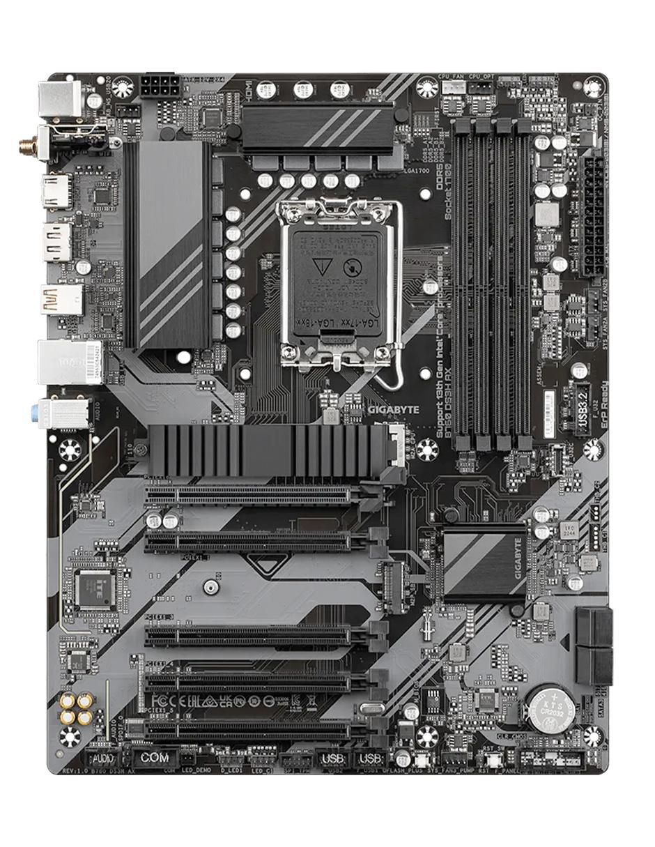 Tarjeta madre B760 DS3H AX DDR5 compatible con procesador Intel Tarjeta madre B760 DS3H AX DDR5 compatible con procesador Intel