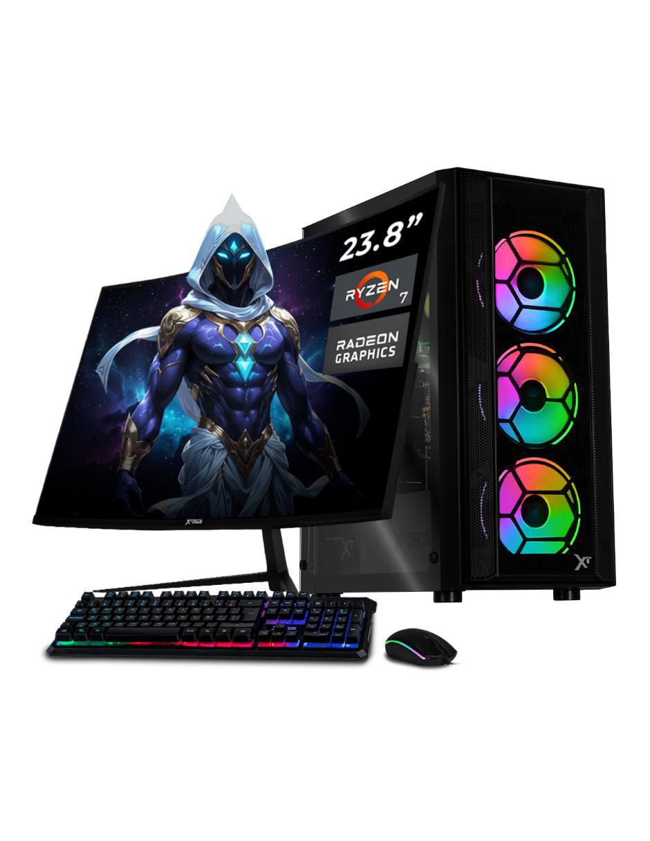 Computadora gamer XTPCR716GBRENOIRMCDB 23.8 pulgadas full hd amd ryzen 7 amd radeon graphics 16 gb ram 1 tb ssd