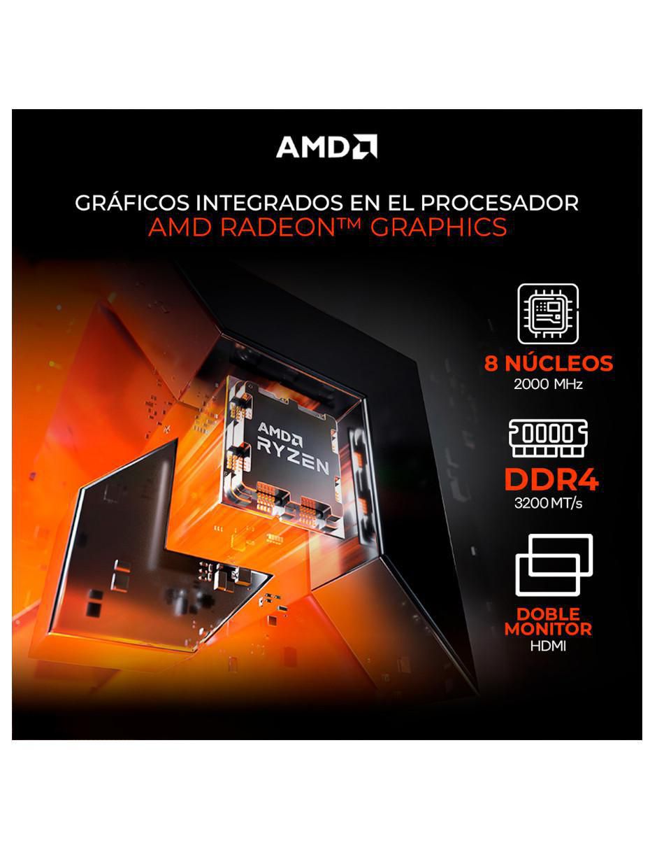 Computadora gamer XTPCR716GBRENOIRMCDB 23.8 pulgadas full hd amd ryzen 7 amd radeon graphics 16 gb ram 1 tb ssd 7