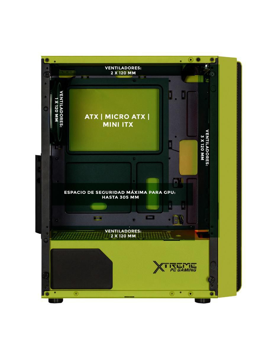 Gabinete xtreme pc gaming kronos