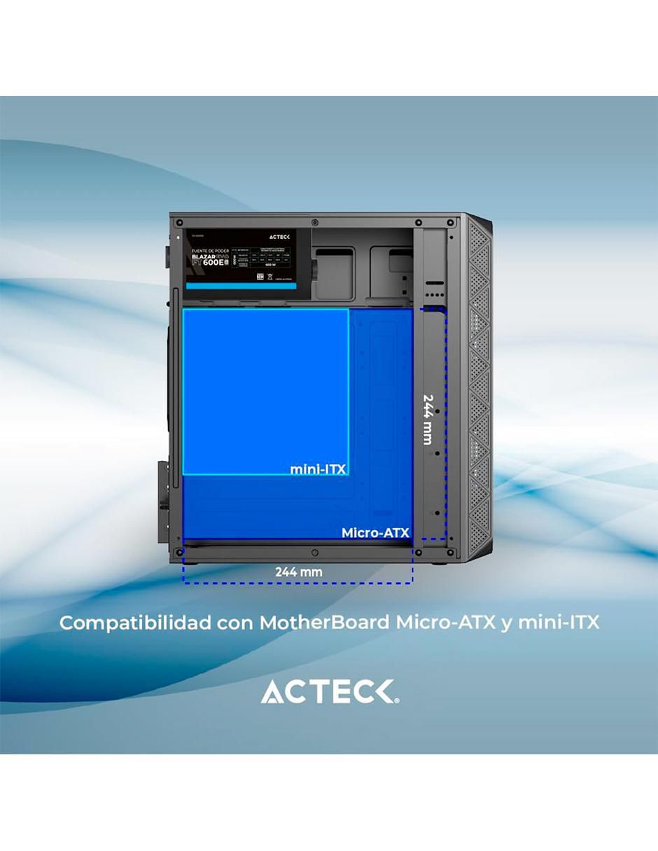 Gabinete acteck doom pro mesh gi730m