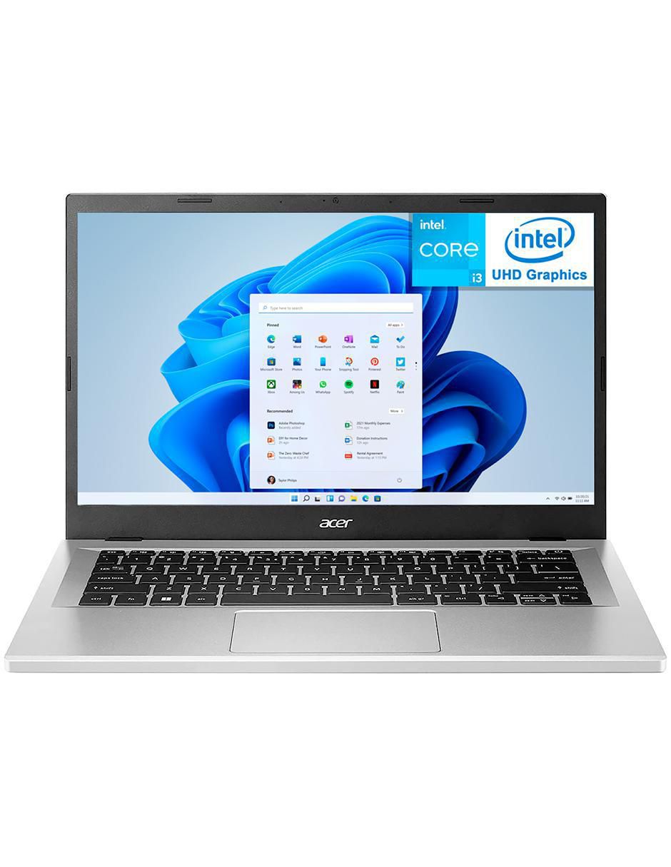 Laptop Aspire 3 14 pulgadas Full HD Intel Core i3 Intel UHD 8 GB RAM 128 GB SSD Laptop Aspire 3 14 pulgadas Full HD Intel Core i3 Intel UHD 8 GB RAM 128 GB SSD