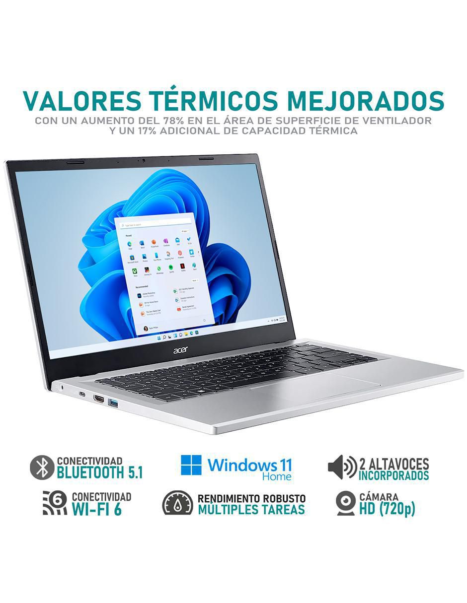 Laptop Aspire 3 14 pulgadas Full HD Intel Core i3 Intel UHD 8 GB RAM 128 GB SSD 3