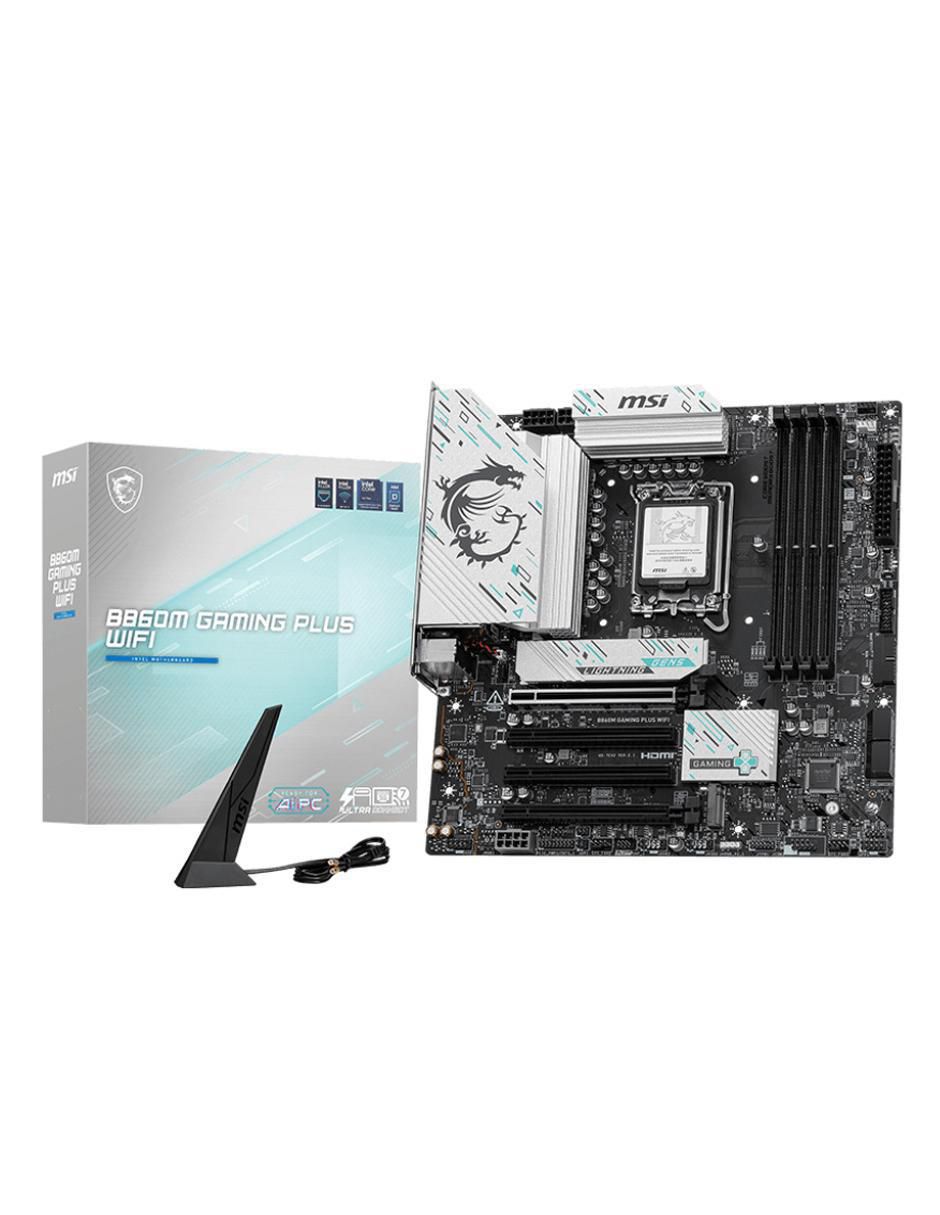 Tarjeta madre B860M Gaming Plus compatible con procesador Intel 4