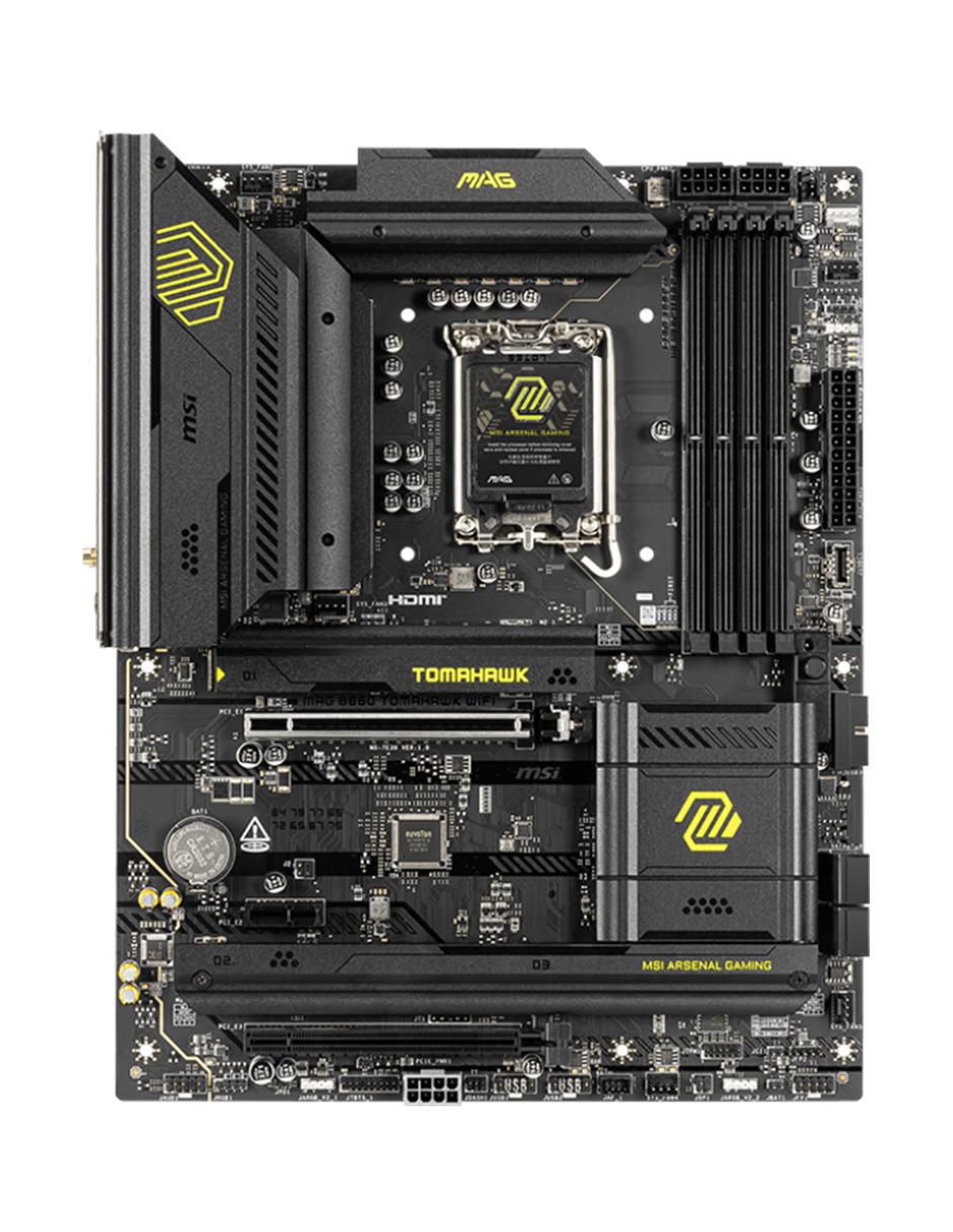 Tarjeta madre B860 Tomahawk Wifi con procesador Intel