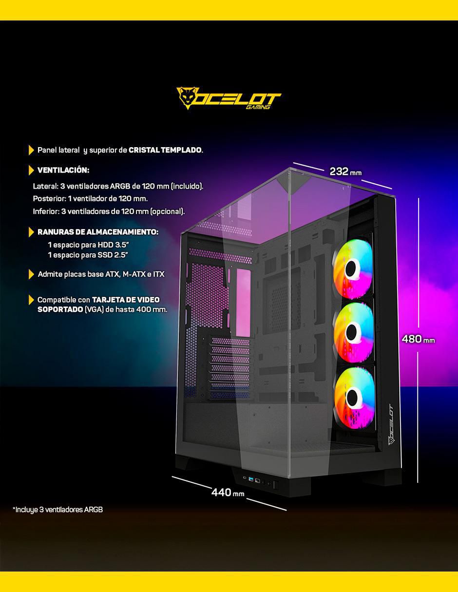 Gabinete Glass Hunter 3 10