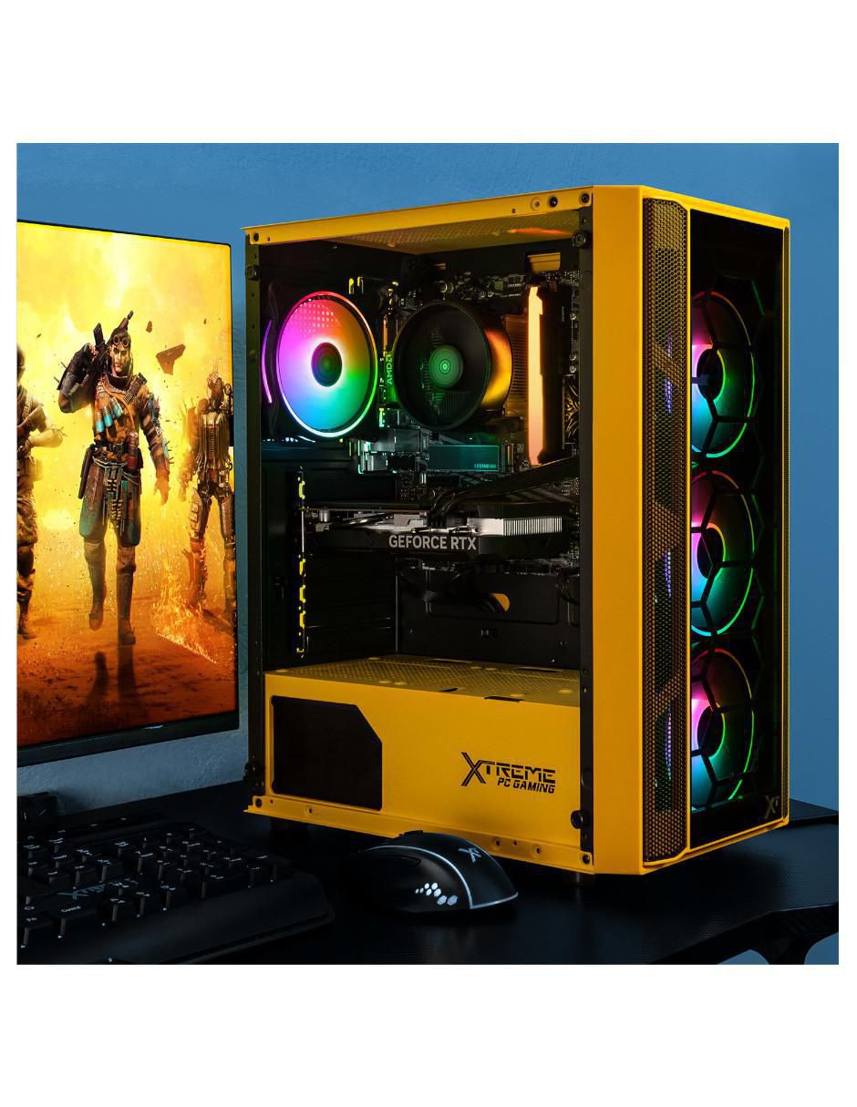 Computadora gamer XTPCR732GB4060KA AMD Ryzen 7 NVIDIA GeForce RTX 4060 32 GB RAM 1 TB SSD 6