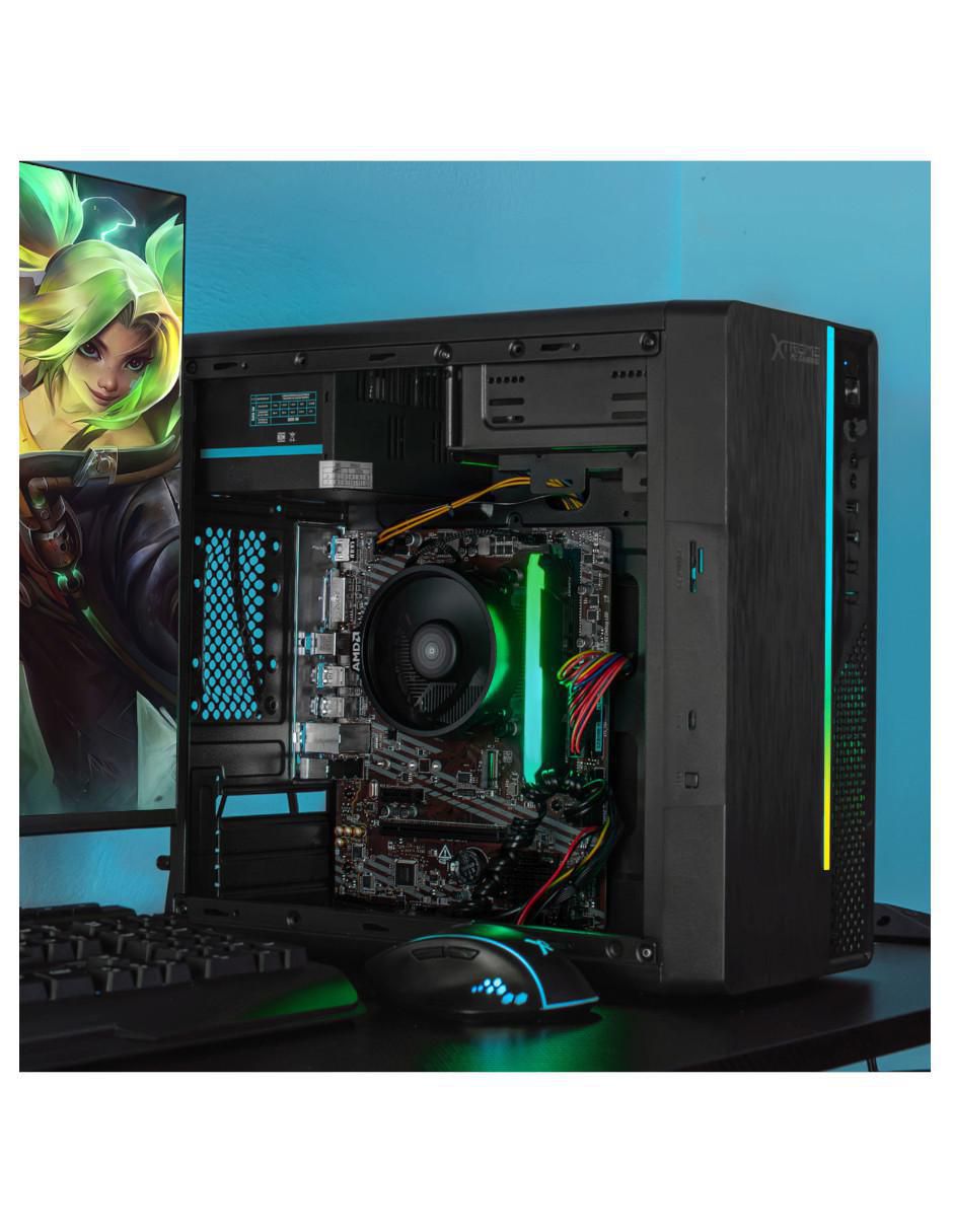 Computadora de escritorio XTPCAT16GBVEGA3UB AMD Radeon Vega 3 16 GB RAM 500 GB SSD 6