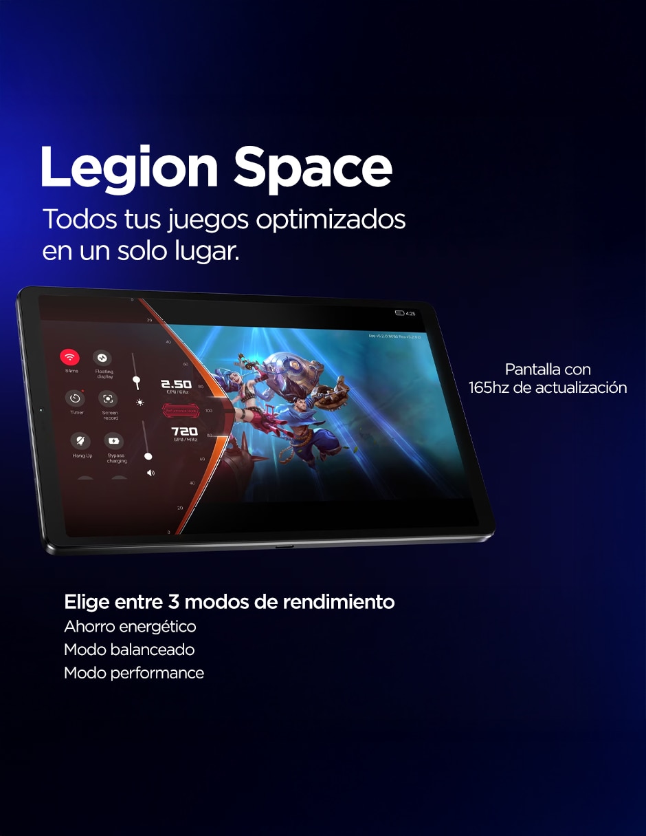 Tablet Legion Tab 7 pulgadas 256 GB de 12 GB RAM 2