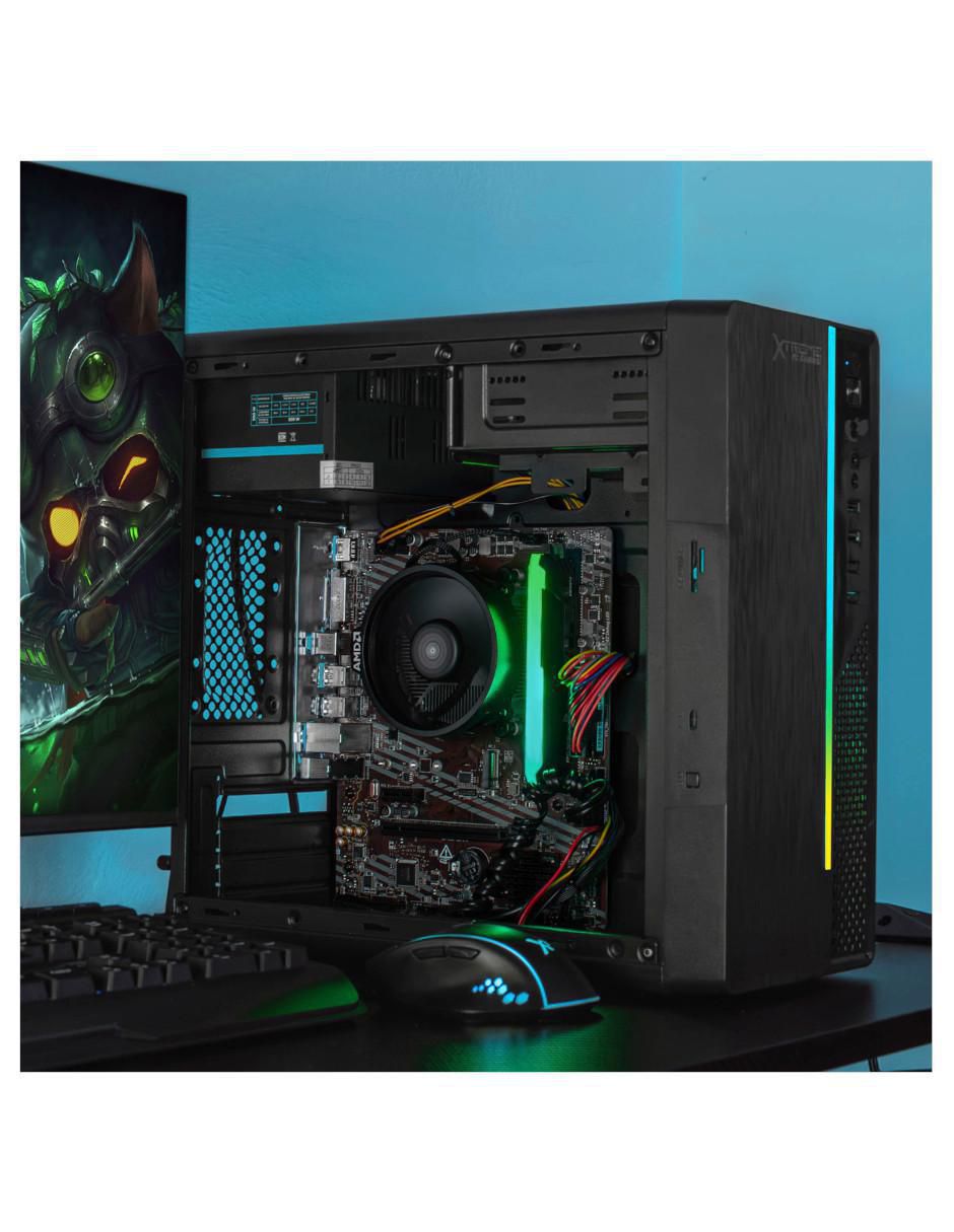 Computadora gamer XTPCR316GBVEGA8UB AMD Ryzen 3 AMD Radeon 16 GB RAM 500 GB SSD 6