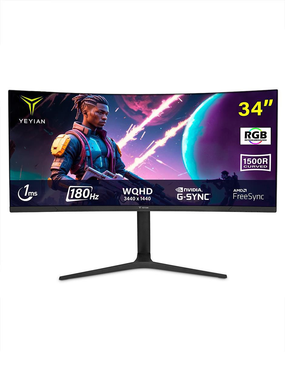 Monitor gamer standard WQHD 34 pulgadas PROACT YMC-FV234 CURVO