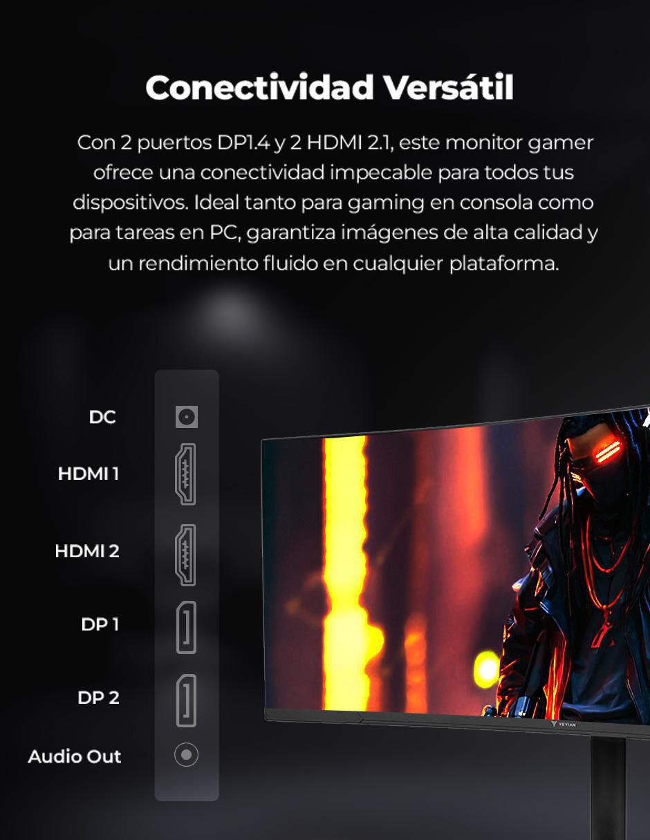 Monitor gamer standard WQHD 34 pulgadas PROACT YMC-FV234 CURVO 11
