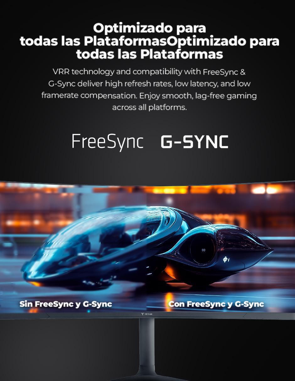 Monitor gamer standard WQHD 34 pulgadas PROACT YMC-FV234 CURVO 12